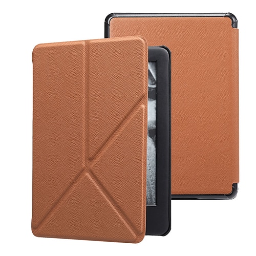 

Tablet Case Cover For Amazon Kindle Paperwhite 6.8'' 11th Paperwhite 6'' 10th Portable Trifold Stand with Stand Solid Colored TPU PU Leather