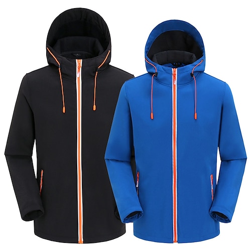 

Women's Men's Hiking Windbreaker Hiking Softshell Jacket Hiking Fleece Jacket Fleece Winter Outdoor Thermal Warm Windproof Fleece Lining Quick Dry Winter Jacket Coat Top Skiing Ski / Snowboard Fishing