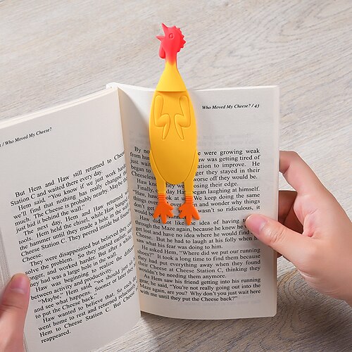 

Silicone Bookmark Animal Creative 3D Stereo Pagination Mark Silicone Cartoon Cute Funny Bookmark for Student Gifts 163.91.5 inch