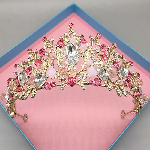 

Tiara Bride Super Fairy Headdress Girl Marriage Baroque Adult Child Birthday Atmospheric Princess Crown