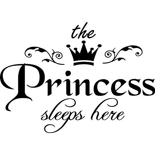 

kids room wall sticker removable princess sleeps wall stickers art vinyl decals baby girls room decorative decal