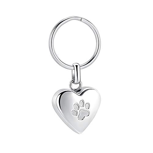 

cremation jewelry for ashes urn keychain for pet ashes cremation human ashes dog cat keepsake memorial urn keychain ash holder for women men (dog s)