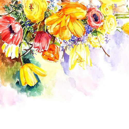 

Bunte Blumen matte Fensterfolie Vinylfolie Wärmedämmung Sichtschutz Wohnkultur für Fenster Schranktür Aufkleber Fensteraufkleber - 58x60cm