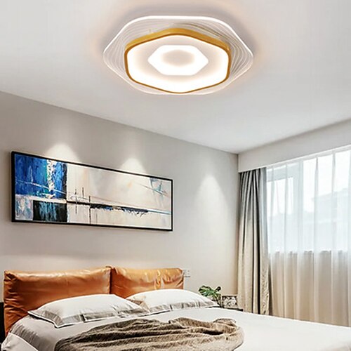 

LED Ceiling Light 40/50/60 cm Circle Design Flush Mount Lights Aluminum Artistic Style Modern Style Stylish Painted Finishes LED Modern 220-240V