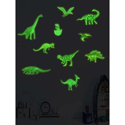 

kids cartoon dinosaur pattern luminous wall sticker