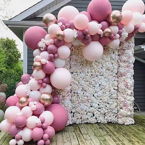 

1 Set Pink Decorative Balloons Set Party Wedding Decoration