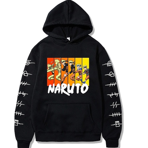 

Naruto Cosplay Animé Dibujos Manga Anime Harajuku Gráfico Kawaii Sudadera Para Hombre Mujer Adulto Estampado en caliente Poliéster