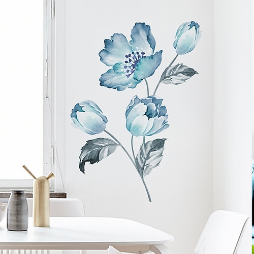 

Floral&Plants Wall Stickers Removable PVC Wall Stickers Home Decoration Wall Decal Wall Decoration for bedroom living room 30X90CM