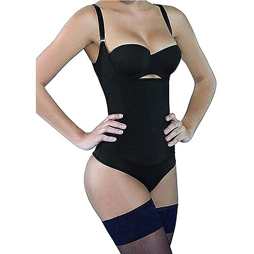 

Women Shapewear Tummy Control Fajas Colombianas Open Bust Bodysuit Slimmer Body Shaper