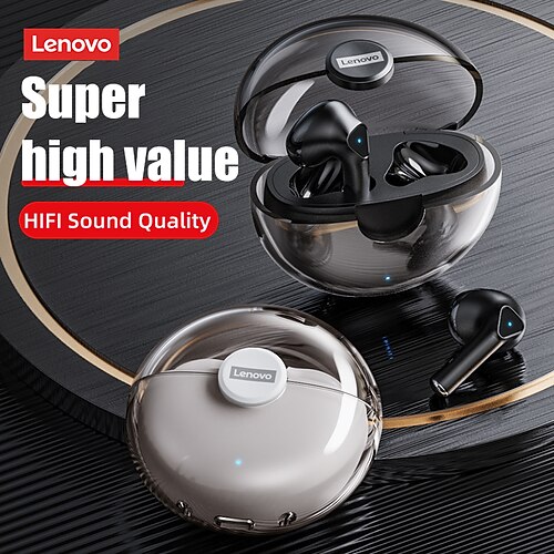 

Lenovo LP80 True Wireless Headphones TWS Earbuds Bluetooth5.0 Ergonomic Design Deep Bass in Ear for Apple Samsung Huawei Xiaomi MI Everyday Use Traveling Cycling Mobile Phone Christmas Gift