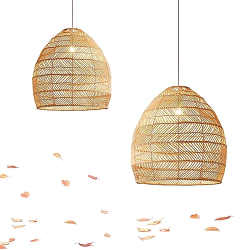 

LED Pendant Light Japanese Simple Living Room B Lamp B Corridor Inn Personalized Restaurant Hotel Hotpot Rattan Art Tatami Lampshade