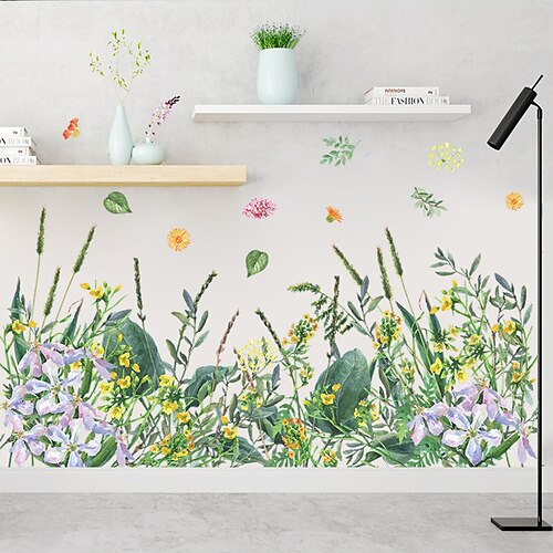 

floralamp;Plantes stickers muraux chambre/salon amovible pvc décoration de la maison sticker mural 1pc 60x90cm