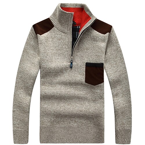 

Men's Pullover Sweatshirt Hiking Windbreaker Hiking Fleece Jacket Winter Outdoor Thermal Warm Windproof Fleece Lining Quick Dry Outerwear Trench Coat Top Skiing Ski / Snowboard Fishing Sapphire khaki