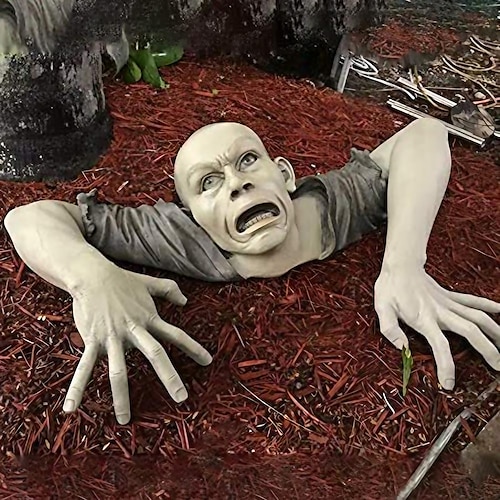 

Outdoor Decoration Patio Sculpture Zombie Shape Funny Statue Garden Sculpture Non-Fading Anti-Deform Decorating