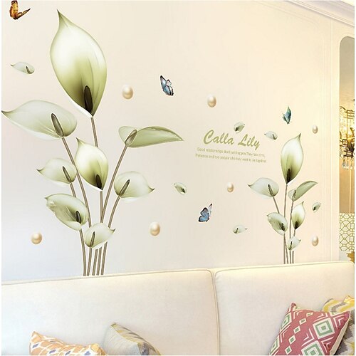 

Flora&Plants Wall Stickers Bedroom / Living Room Removable PVC Home Decoration Wall Decal 1pc 60X90CM