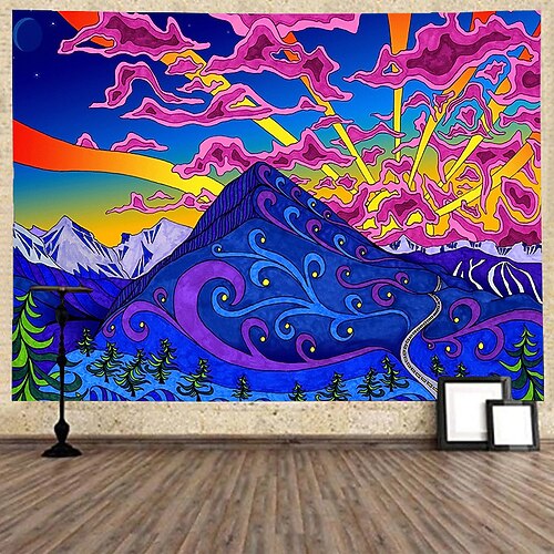 

Psychedelics' Wall Tapestry Art Decor Blanket Curtain Hanging Home Bedroom Living Room Decoration