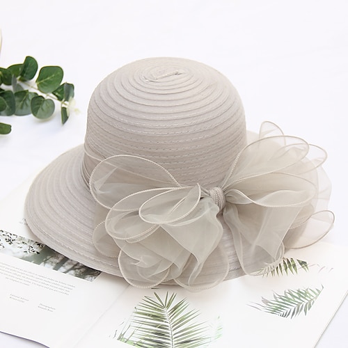 

Hats Fancy Plain Casual Holiday Elegant With Tulle Headpiece Headwear