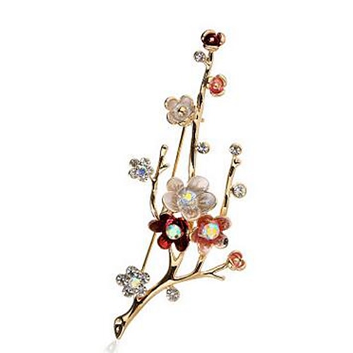 

Women's Brooches Classic Flower Stylish Brooch Jewelry Gold For Holiday Date