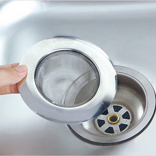 

Stainless Steel Bathtub Hair Catcher Stopper Shower Drain Hole Filter Trap Kitchen Metal Sink Strainer Floor Drain