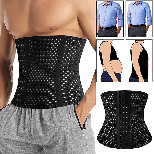 

Men Slimming Body Shaper Waist Trainer Trimmer Belt Corset For Tummy Tummy Shapers Tummy Control Fitness Compression Shapewear