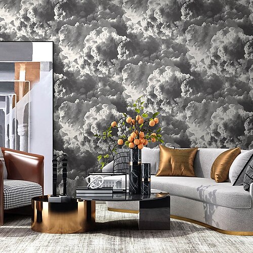 

Wallpaper Wall Covering Sticker Film Modern classic Cloud non Woven Home Decor 531000cm