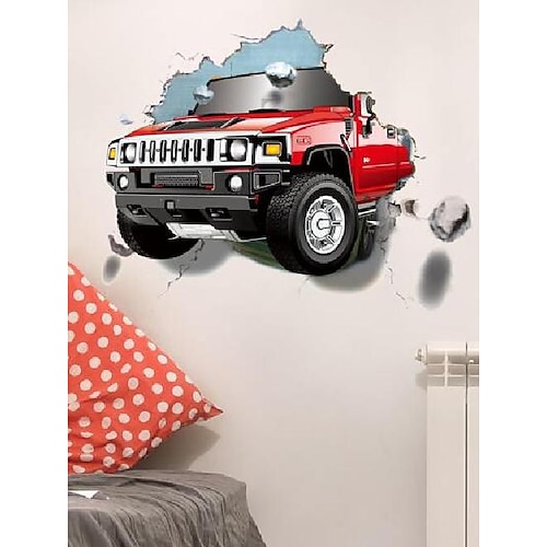 

children's car printing wall sticker