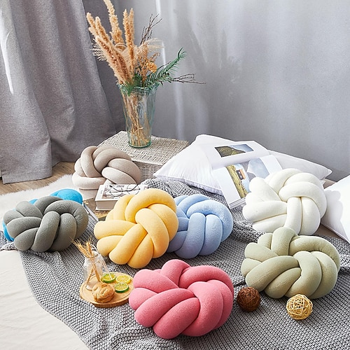 

Floor Pillow High Quality Home Office Creativity Stereoscopic Tie Cotton Pillow Living Room Bedroom Sofa Cushion