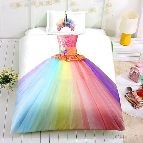 

3D Printing Home Bedding Duvet Cover Sets Soft Microfiber For Kids Teens Adults Bedroom Dress 1 Duvet Cover 1/2 Pillowcase Shams