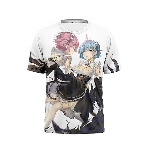 

Inspired by A different world from scratch Cosplay Cartoon Manga Back To School Print Harajuku Graphic Kawaii T-shirt For Men's Women's Adults' 3D Print 100% Polyester