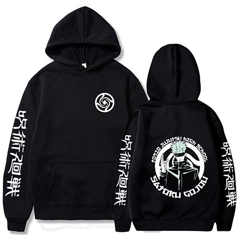 

Inspired by Jujutsu Kaisen Satoru Gojo Anime Cartoon Polyster Print Harajuku Graphic Kawaii Hoodie For Men's / Women's / Chic Modern / Personalized / Sporty / Stylish