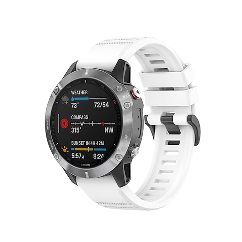 

Quick Fit Watch Band For Garmin Fenix 7/6/5/5 Plus Fenix 7X / 6X Pro / 5X / 3/3 HR Forerunner 945/935/745 Instinct 2/2 Solar /Standard 22mm 26mm Soft Silicone Sport Waterproof Wristband Strap