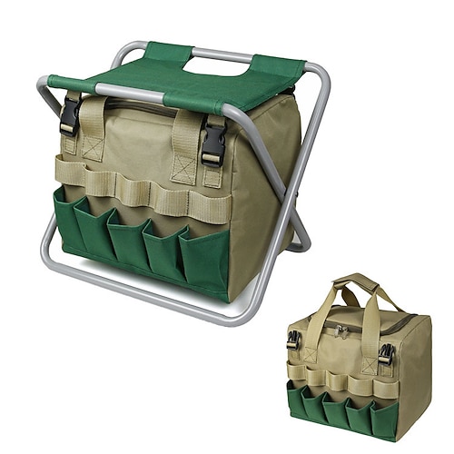 

Detachable Garden Tool Folding Stool Multifunctional Garden Tool Storage Bag