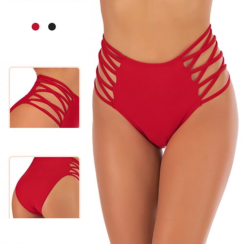 

Women's Swim Shorts Swim Trunks High Waisted Bikini Bottom Nylon Spandex Board Shorts Breathable Quick Dry Stretchy Swimming Surfing Water Sports Solid Colored Summer