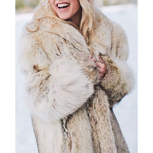 

Sleeveless Elegant Faux Fur Wedding Party Women's Wrap With Solid