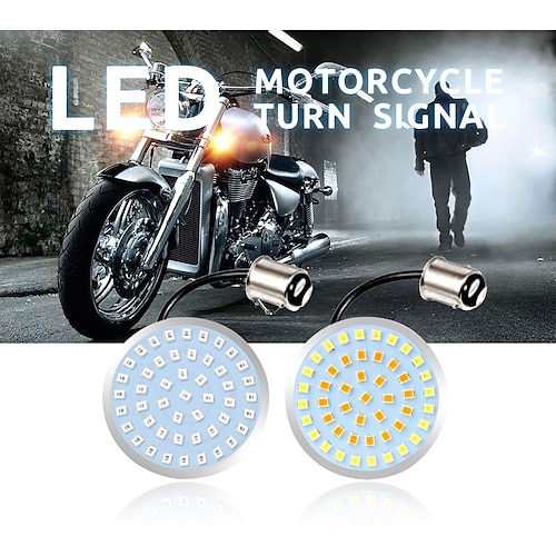 

1pc Motorcycle Turn Signal Light Bulbs 1157 Full LED For Davidson Touring Electra Glide Road King Sportster Motorcycles