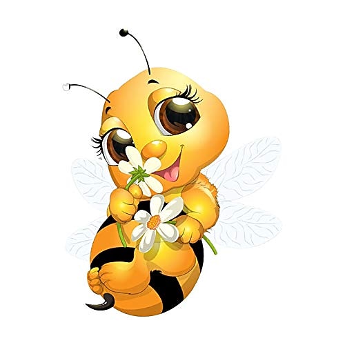 

yellow bee wall stickers metal bumble removable wall decals,collection decorative art decor for kids gift stick on wall garden accents lawn ornaments bedroom nursery playroom diy living decor
