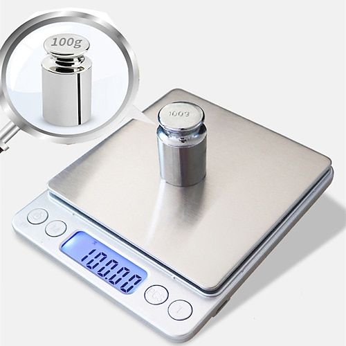 High-precision Digital Pocket Jewelry & Kitchen Food Scale 0.01g-500g Precision LCD Portable Mini Pocket Case Postal High Precision Kitchen Jewelry Weight