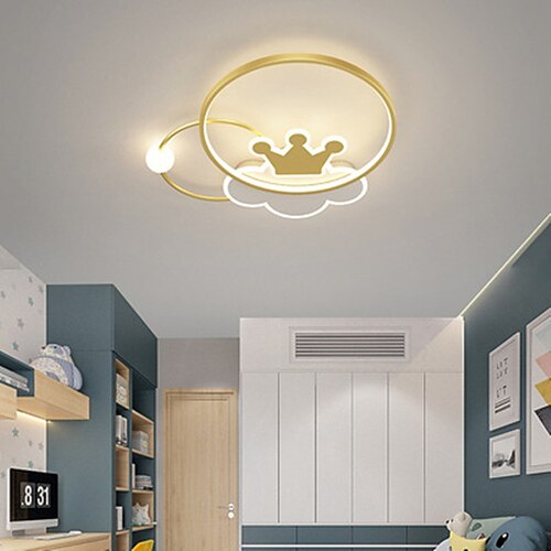 

LED Ceiling Light 45/55 cm Circle Design Flush Mount Lights Metal Artistic Style Modern Style Stylish Painted Finishes LED Modern 220-240V