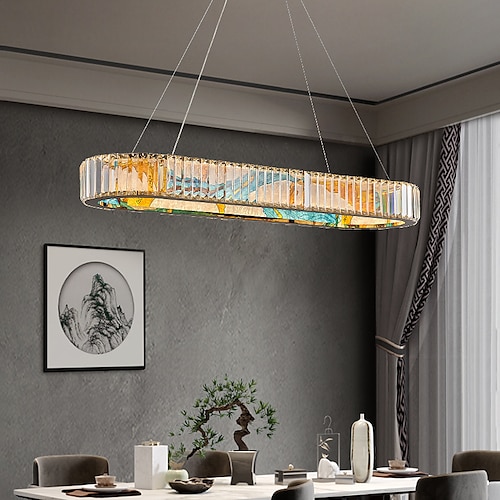 

led vedhæng lys ø lys 80 cm lanterne desgin vedhæng lys metal galvaniseret moderne 220-240v