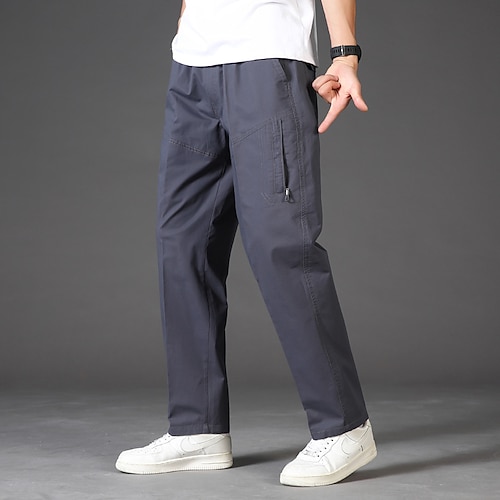 

Men's Hiking Pants Trousers Outdoor Breathable Sweat wicking Wear Resistance Scratch Resistant Pants / Trousers Bottoms khaki Black Dark Gray Army Green Fishing Climbing Running L XL XXL XXXL 4XL