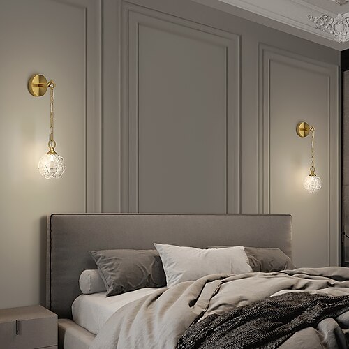 

LED Wall Lights Modern Nordic Style Flush Mount Lights Living Room Bedroom Acrylic Wall Light 220-240V 10 W