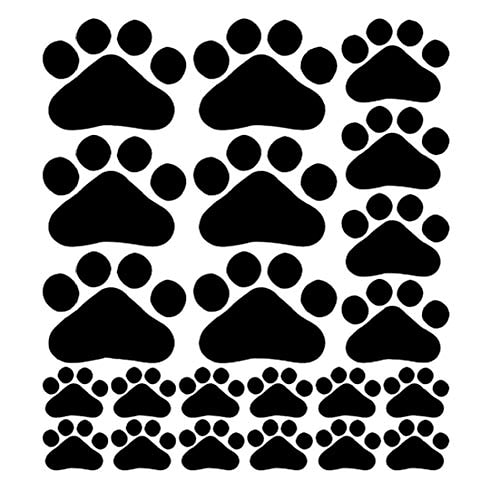 

pet paw print kit walking paw print wall stickers for kids rooms decal pet room decoration his cat and dog paw print kit comes