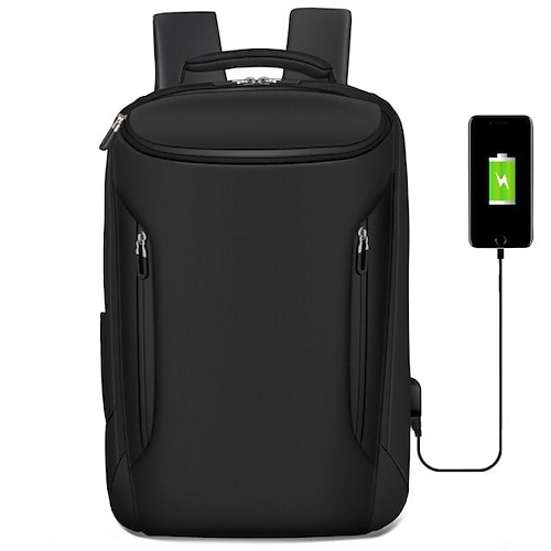 

Laptop Backpack Bags 15.6"" inch Compatible with Macbook Air Pro, HP, Dell, Lenovo, Asus, Acer, Chromebook Notebook Waterpoof Shock Proof Canvas Solid Color for Business Office