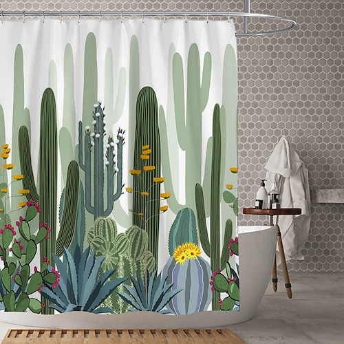 

Waterproof Fabric Shower Curtain Bathroom Decoration and Modern and Classic Theme and Floral / Botanicals.The Design is Beautiful and DurableWhich makes Your Home More Beautiful.