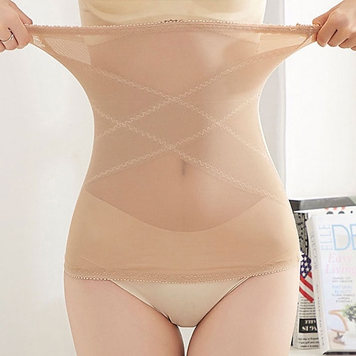 

Slim Shaper Belt Breathable Women Waist Cincher Belt Body Shapewear Corset Belt Ultra Thin Belly Seamless Shapers