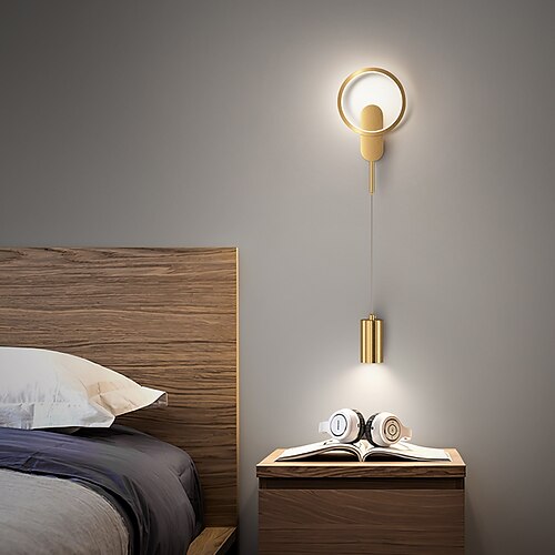 

LED Wall Lights Dimmable Modern Nordic Style Flush Mount Wall Lights LED Wall Lights Living Room Bedroom Acrylic Wall Light 220-240V 10 W