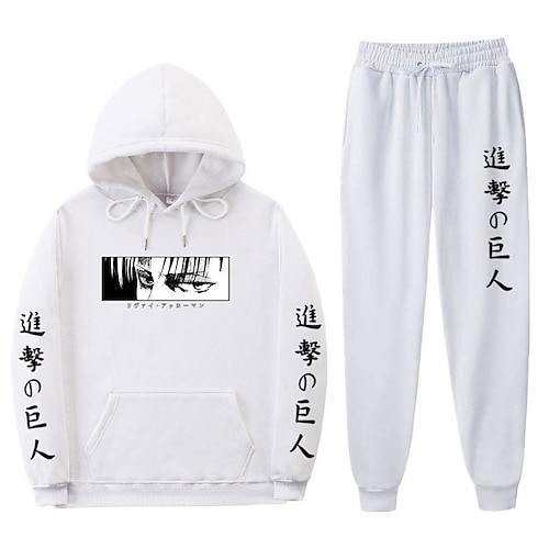 

Inspired by Attack on Titan levi ackerman Wings of Freedom Levi·Ackerman Cartoon Manga Back To School Anime Harajuku Graphic Kawaii Pants For Men's Women's Unisex Adults' Hot Stamping 100% Polyester