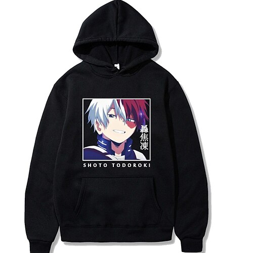 

Mein Held Academia / Boku Kein Held Shoto Todoroki Anime Zeichentrick Manga Bedruckt Harajuku Grafik Kawaii Kapuzenshirt Für Herren Damen Erwachsene Heißprägen Polyester