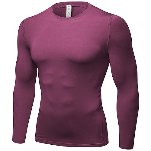 YUERLIAN Men's Long Sleeve Compression 