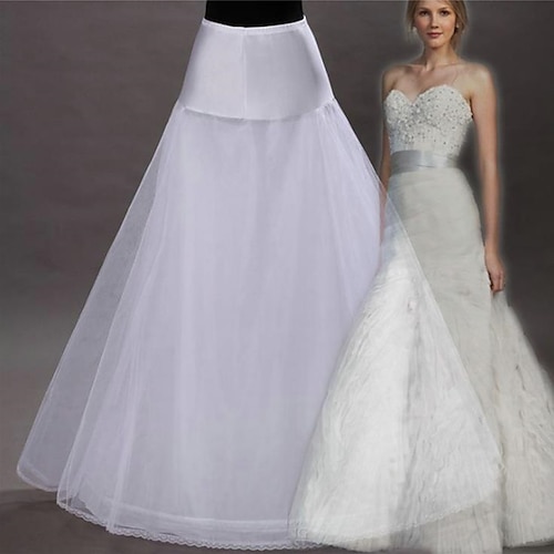 

Bride's wedding dress waist skirt support elastic A-line petticoat